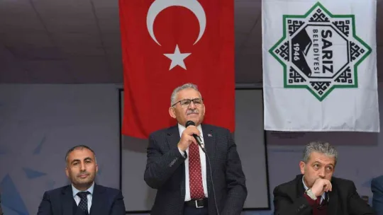 Başkan Büyükkılıç Sarız'da muhtarlarla buluştu