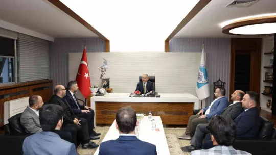 Başkan Büyükkılıç, ASKON Yönetimini makamında kabul etti