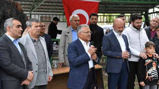 Başkan Büyükkılıç, şükür ve yağmur duasına katıldı