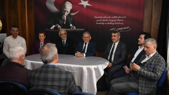 Başkan Büyükkılıç'tan Atatüürkçü Düşnce Derneği'ne ziyaret