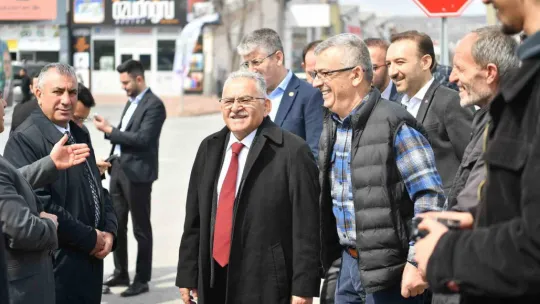 Başkan Büyükkılıç'tan ağaç işleri esnafına ziyaret