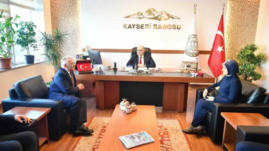 Başkan Büyükkılıç'tan Baro Başkanı Köse'ye ziyaret