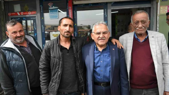Başkan Büyükkılıç'tan Doğu Garajı esnafına ziyaret