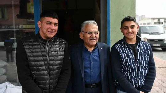 Başkan Büyükkılıç'tan Doğu Garajı esnafına ziyaret