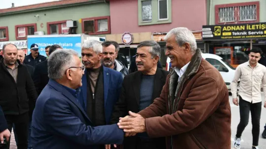 Başkan Büyükkılıç'tan Doğu Garajı esnafına ziyaret