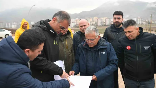 Başkan Büyükkılıç'tan Elbistan'da Kurulacak Modern Kentte İnceleme
