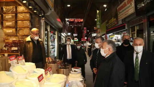 Başkan Büyükkılıç'tan esnaf ziyaretleri