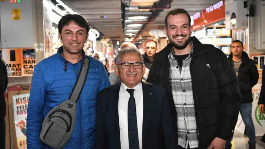 Başkan Büyükkılıç Medrese esnafını ziyaret etti