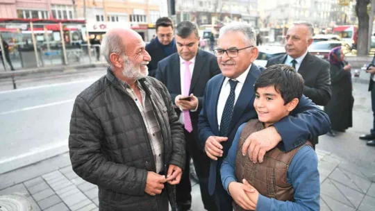 Başkan Büyükkılıç Medrese esnafını ziyaret etti