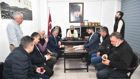 Başkan Büyükkılıç Medrese esnafını ziyaret etti
