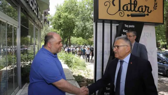 Başkan Büyükkılıç'tan Gültepe esnafına ziyaret