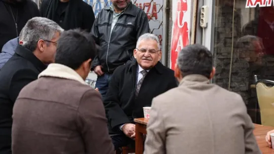 Başkan Büyükkılıç'tan haftanın son iş gününde esnaf ziyareti