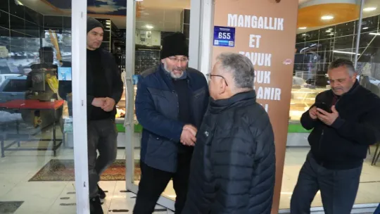 Başkan Büyükkılıç'tan Hisarcık Mahallesi esnafına ziyaret