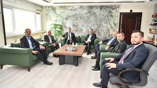 Başkan Büyükkılıç'tan İl Emniyet Müdürü Aydın'a hayırlı olsun ziyareti