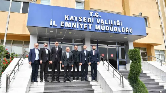 Başkan Büyükkılıç'tan İl Emniyet Müdürü Aydın'a hayırlı olsun ziyareti