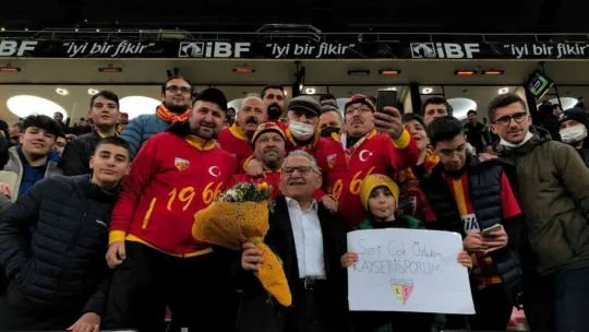 Başkan Büyükkılıç'tan kadın hakeme anlamlı jest