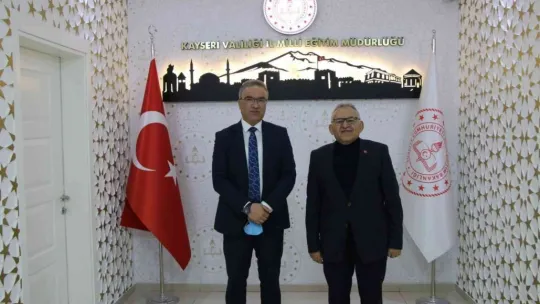 Başkan Büyükkılıç'tan Milli Eğitim ve Emniyet'e ziyaret