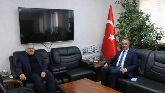 Başkan Büyükkılıç'tan Milli Eğitim ve Emniyet'e ziyaret
