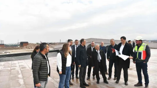 Başkan Büyükkılıç'tan Recep Tayyip Erdoğan Millet Bahçesi'nde inceleme