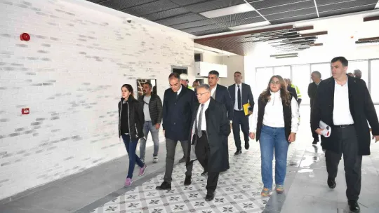 Başkan Büyükkılıç'tan Recep Tayyip Erdoğan Millet Bahçesi'nde inceleme