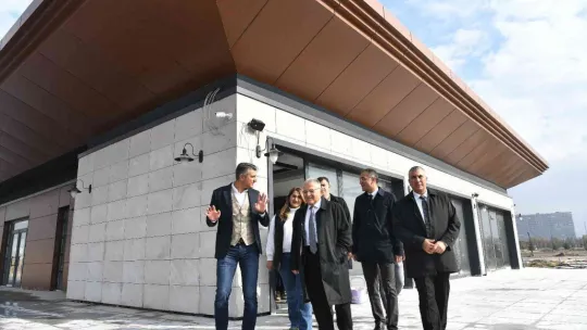 Başkan Büyükkılıç'tan Recep Tayyip Erdoğan Millet Bahçesi'nde inceleme