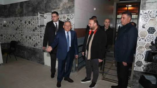 Başkan Büyükkılıç'tan sağlıklı yaşam merkezine ziyaret