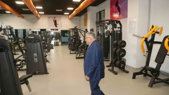 Başkan Büyükkılıç'tan sağlıklı yaşam merkezine ziyaret