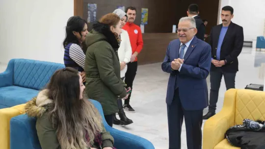 Başkan Büyükkılıç'tan sağlıklı yaşam merkezine ziyaret