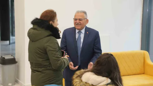 Başkan Büyükkılıç'tan sağlıklı yaşam merkezine ziyaret