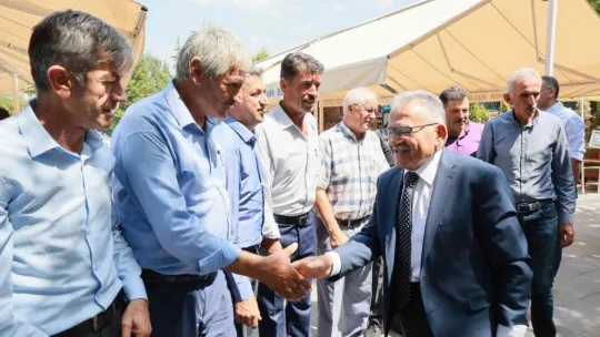 Başkan Büyükkılıç'tan Talas'ın muhtarlarıyla istişare toplantısı