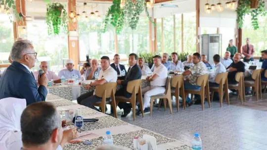 Başkan Büyükkılıç'tan Talas'ın muhtarlarıyla istişare toplantısı