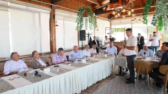 Başkan Büyükkılıç'tan Talas'ın muhtarlarıyla istişare toplantısı