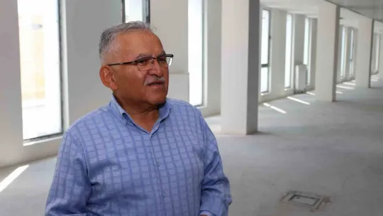 Başkan Büyükkılıç'tan Talas Mevlana Sosyal Yaşam Merkezi'nde 'teknik' inceleme