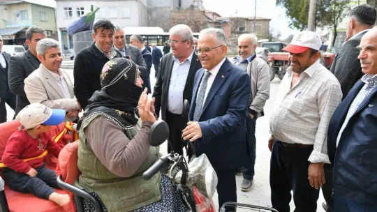 Başkan Büyükkılıç'tan Yemliha sakinleri ile keyifli buluşma