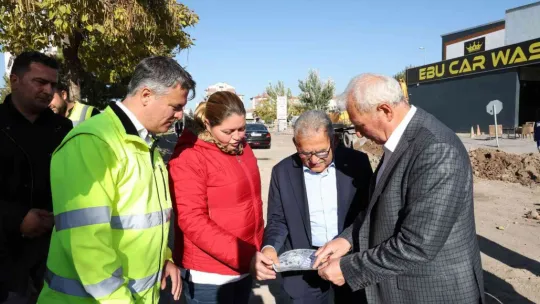Başkan Büyükkılıç'tan yol yapım çalışmalarına yakın takip