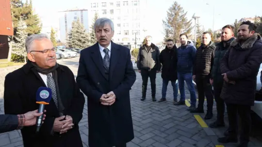 Başkan Büyükkılıç, teknik destek ekibini deprem bölgesine uğurladı