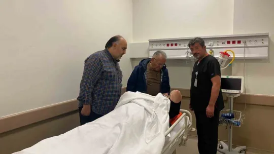 Başkan Büyükkılıç, trafik kazasında yaralanan vatandaşları ziyaret etti