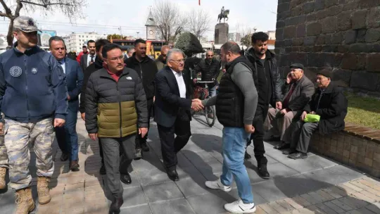 Halkın Valisi Çiçek, Kayseri halkıyla hasret giderdi