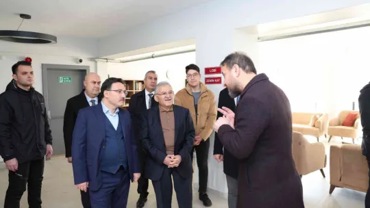 Başkan Büyükkılıç ve Vali Çiçek'ten 'insan' odaklı projelere ziyaret