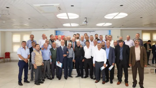 Başkan Büyükkılıç, Yahyalı'da mahalle muhtarları ile bir araya geldi