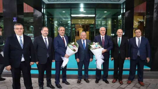 Başkan Büyükkılıç, Yargıtay Başkanı Akarca ile Yargıtay Cumhuriyet Başsavcısı Şahin ve heyetini ağırladı