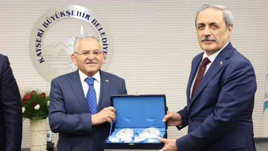 Başkan Büyükkılıç, Yargıtay Başkanı Akarca ile Yargıtay Cumhuriyet Başsavcısı Şahin ve heyetini ağırladı