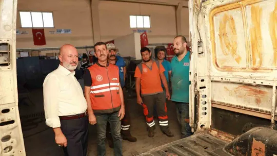 Başkan Çolakbayrakdar: 'Atölyemiz sanayi sitesi gibi çalışıyor'