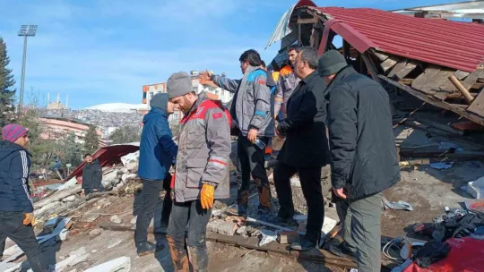 Başkan. Dr. Palancıoğlu: 'Melikgazi arama kurtarma ekibi birçok depremzedeye umut oldu'