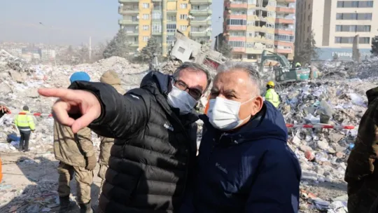 Başkan Özdoğan: 'Deprem bölgesine gönül köprüsü kurduk'