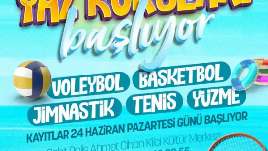 Başkan Özdoğan: 'Yaz spor kurslarımız başlıyor'