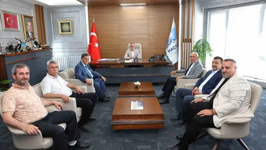 Başkan Özdoğan'dan esnaf odaları başkanlarından ziyaret