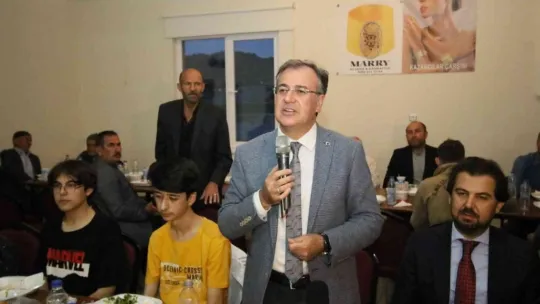 Başkan Özdoğan, Hürmetçi sakinleriyle iftarda buluştu