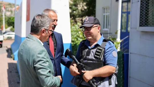Başkan Özdoğan ilçe yönetimi ile bayramlaştı
