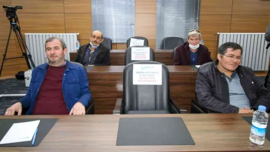 Başkan Özdoğan Ramazan öncesi muhtarlarla buluştu